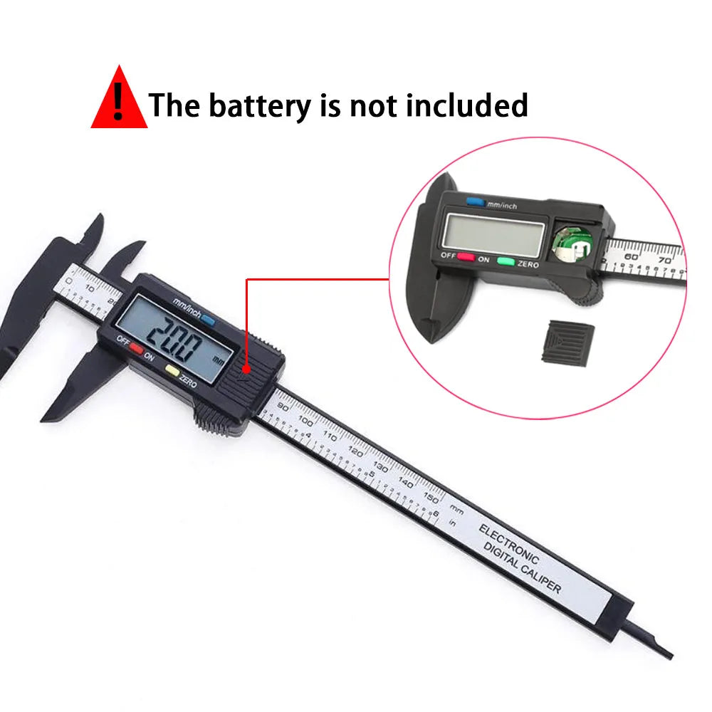 Electronic Digital Caliper with LCD Display