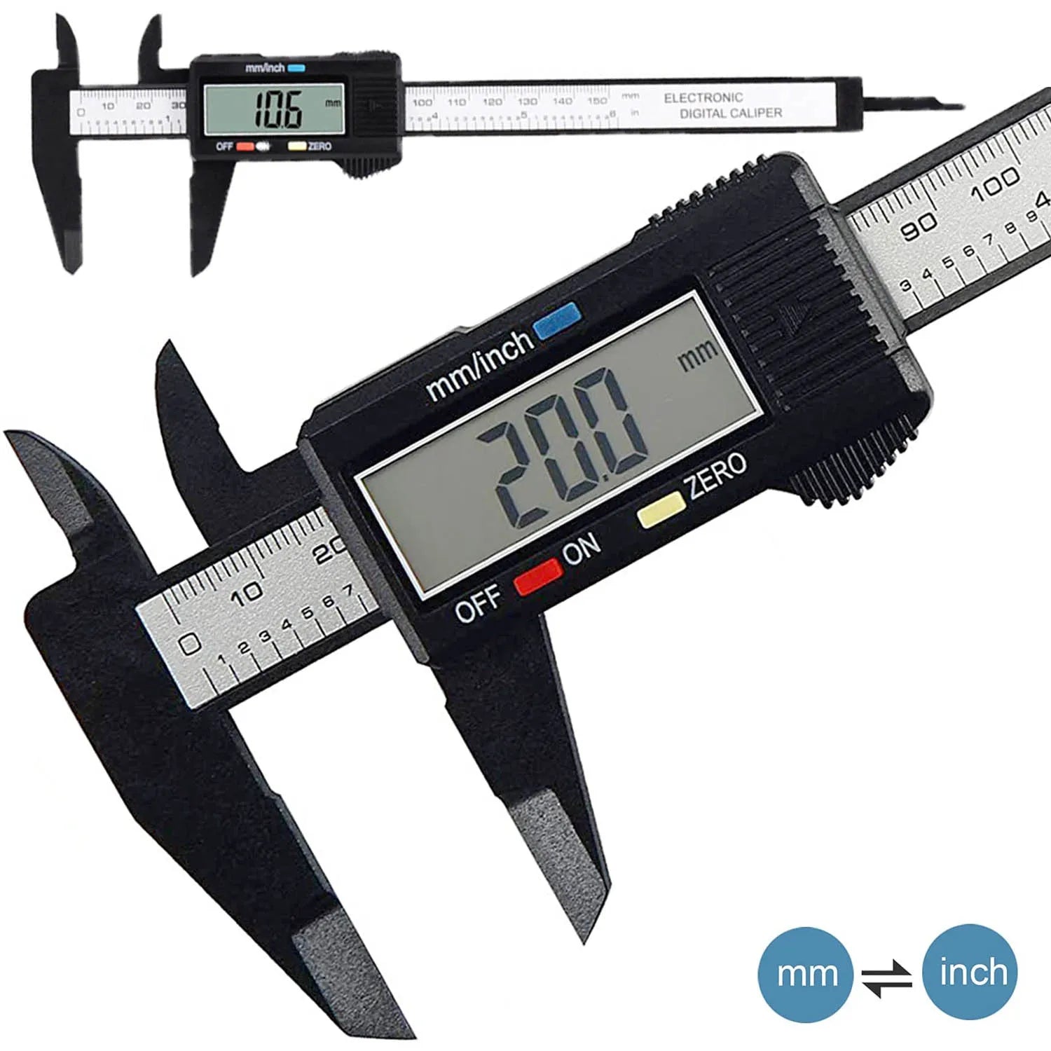 Electronic Digital Caliper with LCD Display