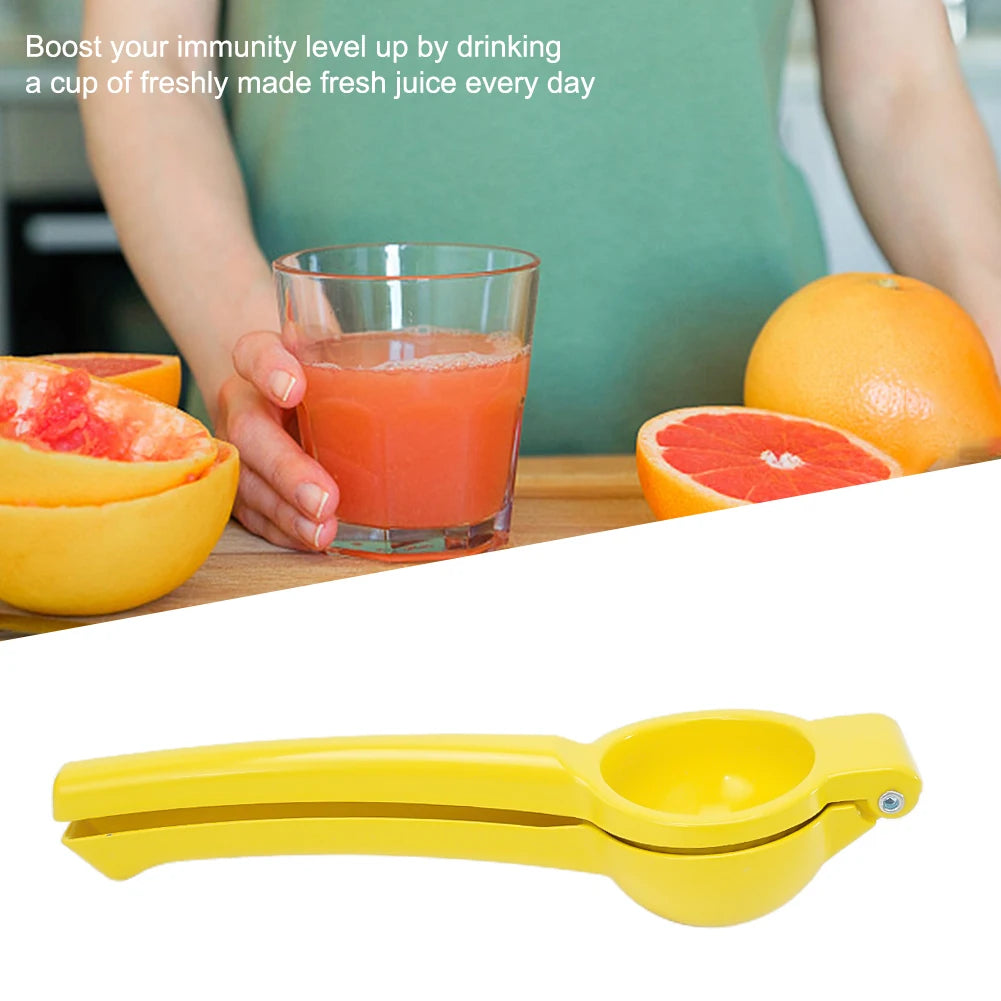 Heavy-Duty Aluminum Citrus Press (Organic searches for "heavy-duty" are very strong because cheap plastic squeezers notoriously snap in half).