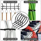Multi-Purpose Adjustable Cable Organizer Ties