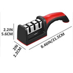 Ergonomic 3-in-1 Handheld Knife Sharpener