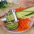 2-in-1 Stainless Steel Julienne Peeler