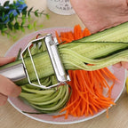 2-in-1 Stainless Steel Julienne Peeler