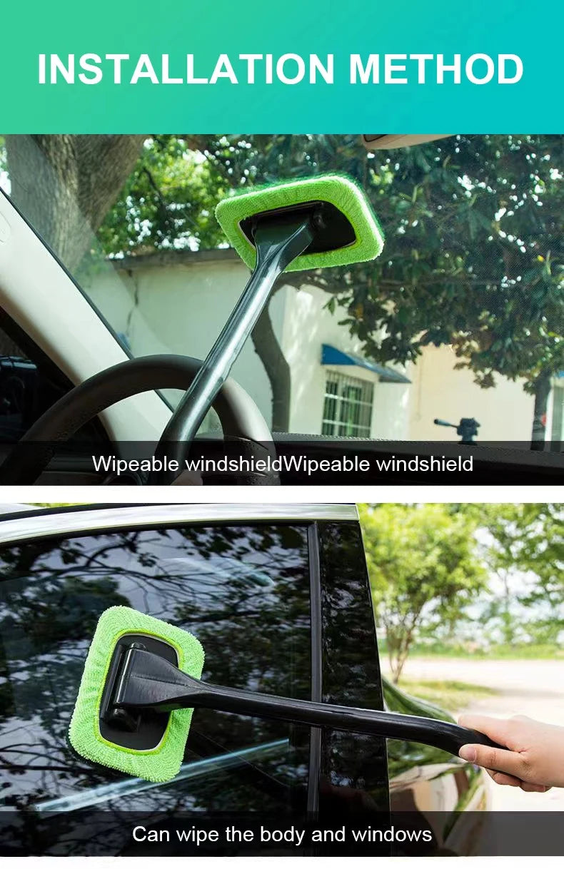 Ergonomic Car Windshield Cleaning Wand