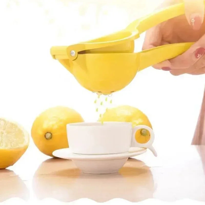Heavy-Duty Aluminum Citrus Press (Organic searches for "heavy-duty" are very strong because cheap plastic squeezers notoriously snap in half).