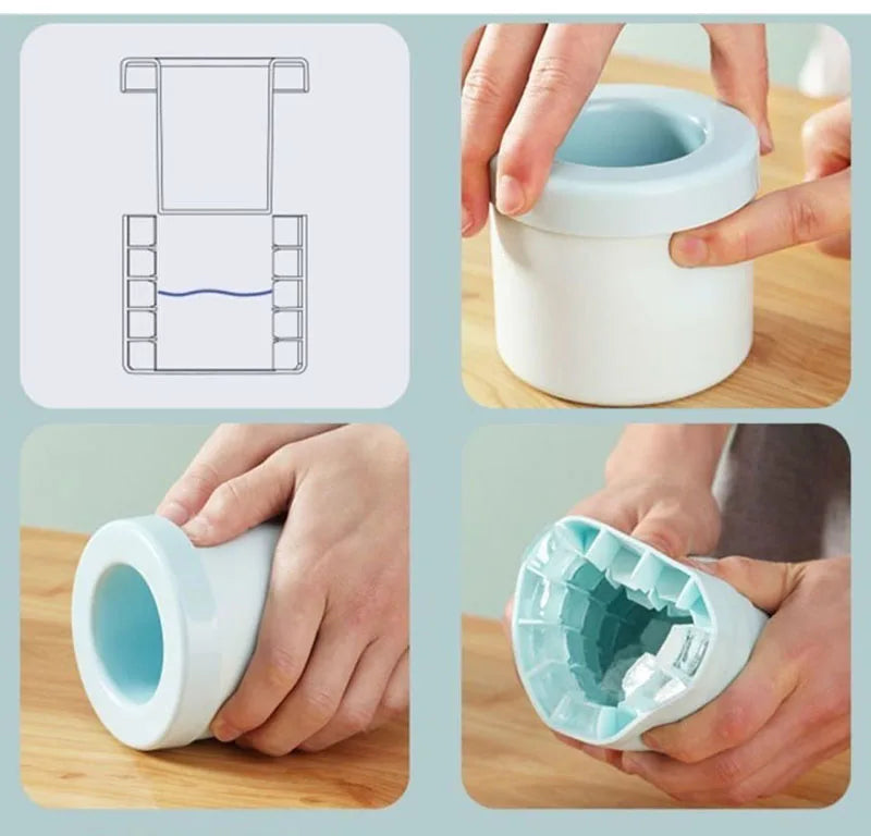 Quick-Release Mini Ice Cube Mold