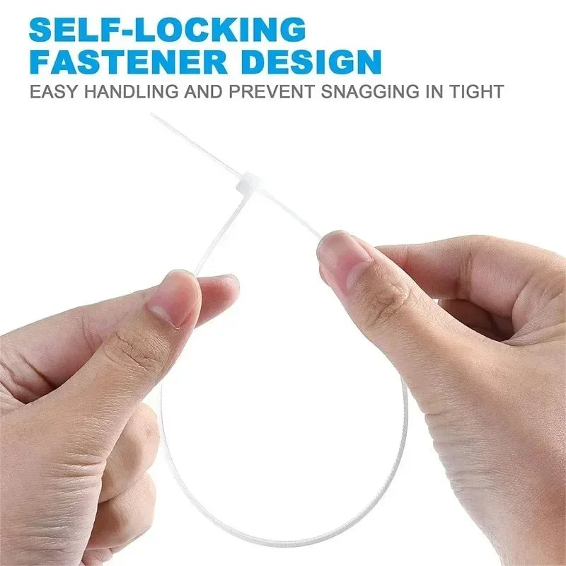 Multi-Purpose Adjustable Cable Organizer Ties
