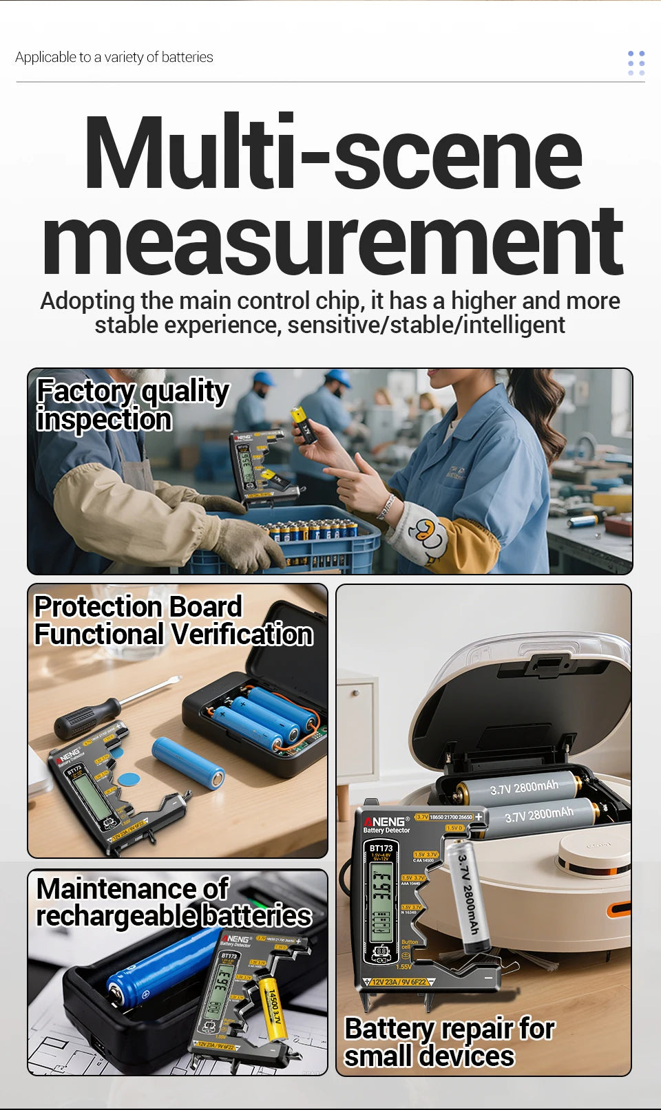 Universal LCD Digital Battery Tester