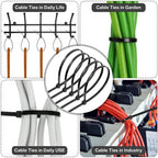 Multi-Purpose Adjustable Cable Organizer Ties