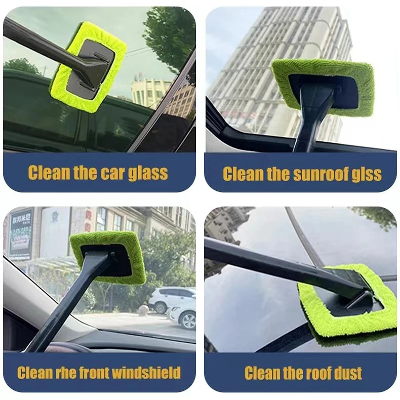 Ergonomic Car Windshield Cleaning Wand
