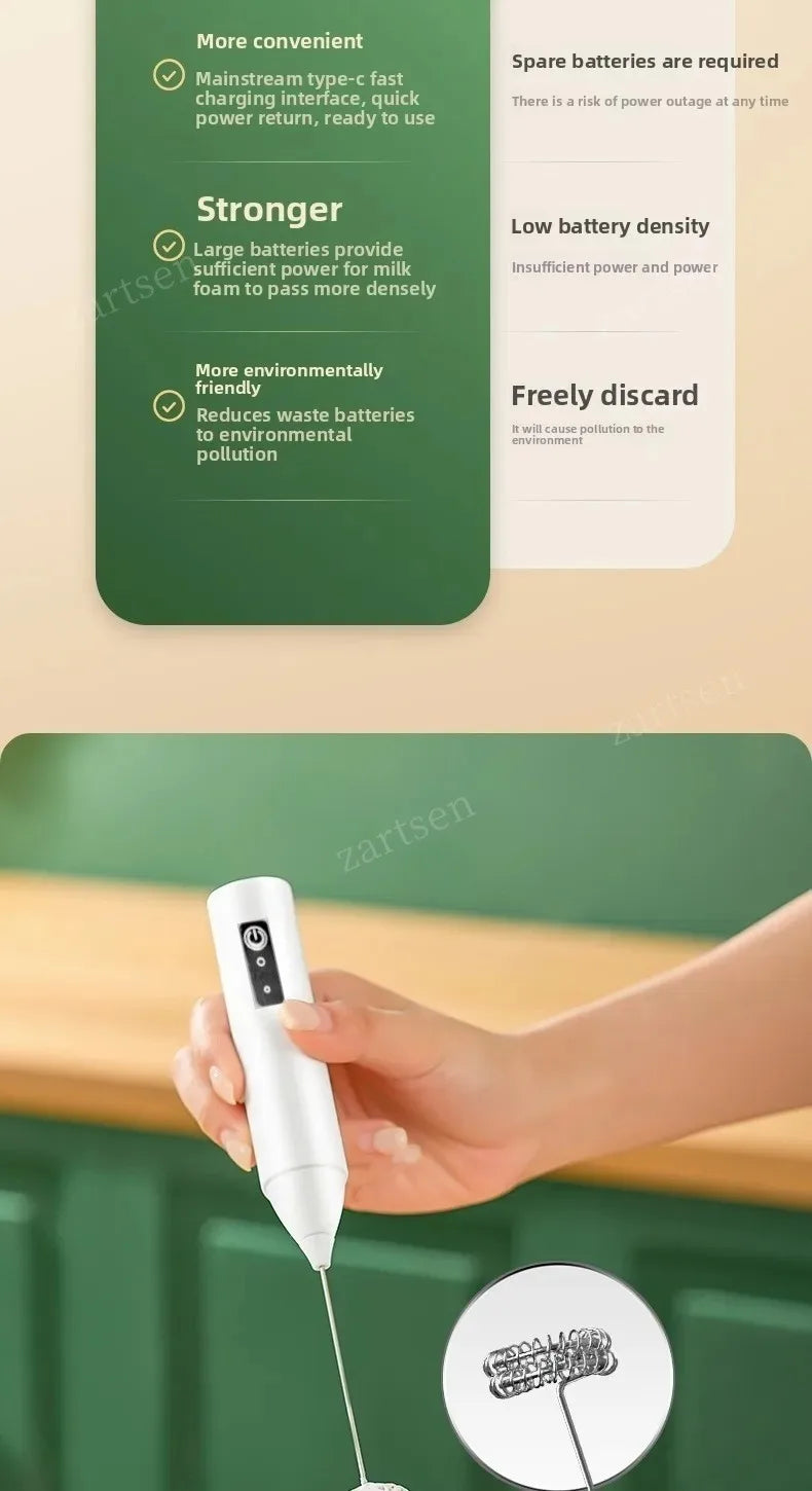 Rechargeable Handheld Milk Frother