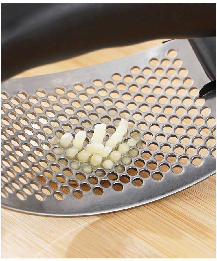 Ergonomic Stainless Steel Garlic Rocker
