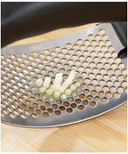 Ergonomic Stainless Steel Garlic Rocker