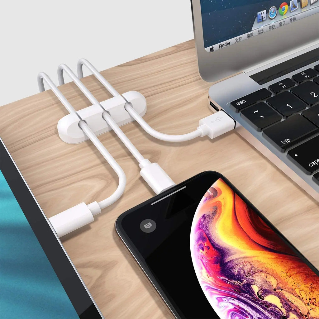 Self-Adhesive Wire & Cord Management Holder