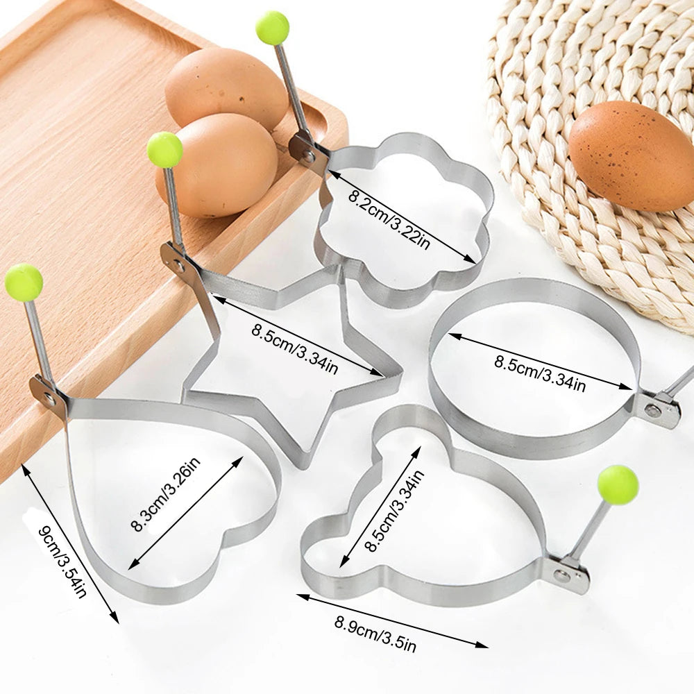 Premium Stainless Steel Breakfast Shaper Set (5 Pcs)