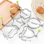 Premium Stainless Steel Breakfast Shaper Set (5 Pcs)