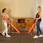 Ergonomic 2-Person Lifting Strap System
