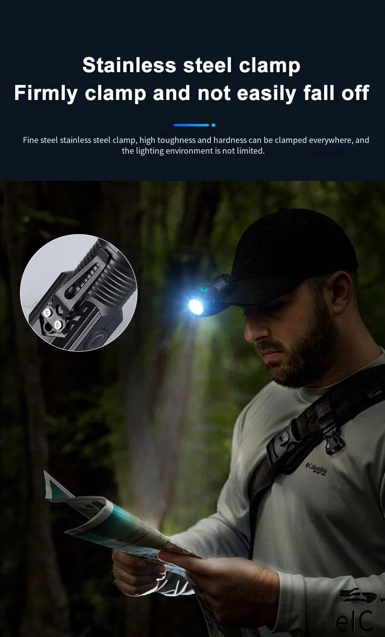 Rechargeable EDC Pocket Flashlight with Clip