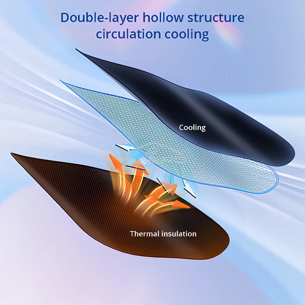 Umbrella-Style Windshield Sun Blocker