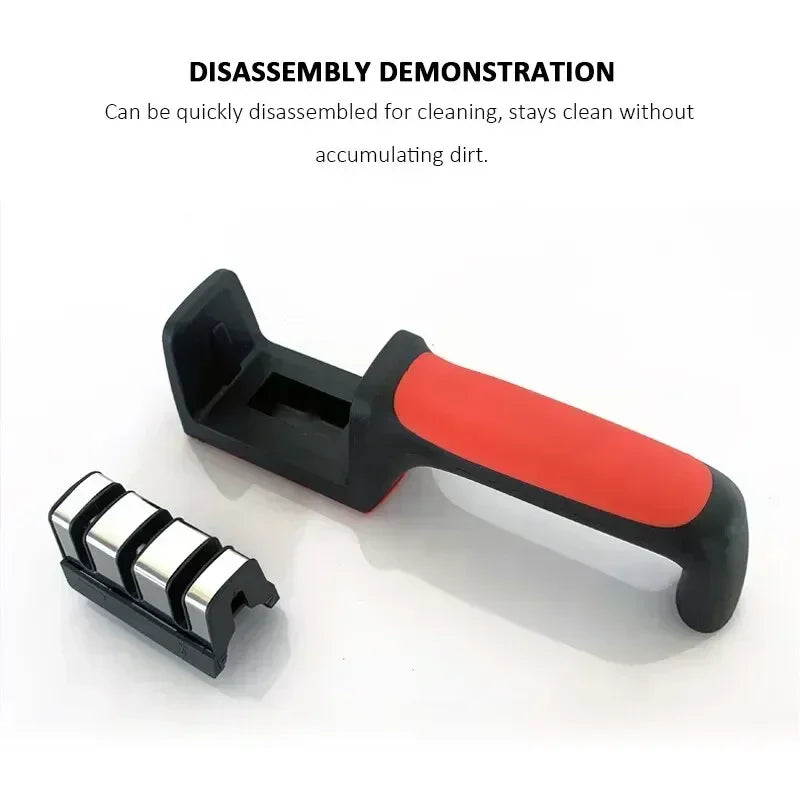 Ergonomic 3-in-1 Handheld Knife Sharpener
