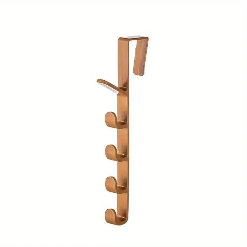 Space-Saving No-Drill Door Hanger Hooks