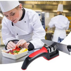 Ergonomic 3-in-1 Handheld Knife Sharpener