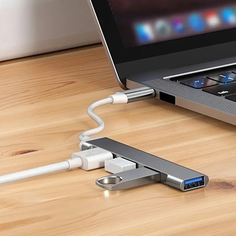 Ultra-Slim 4-in-1 Type-C USB Hub