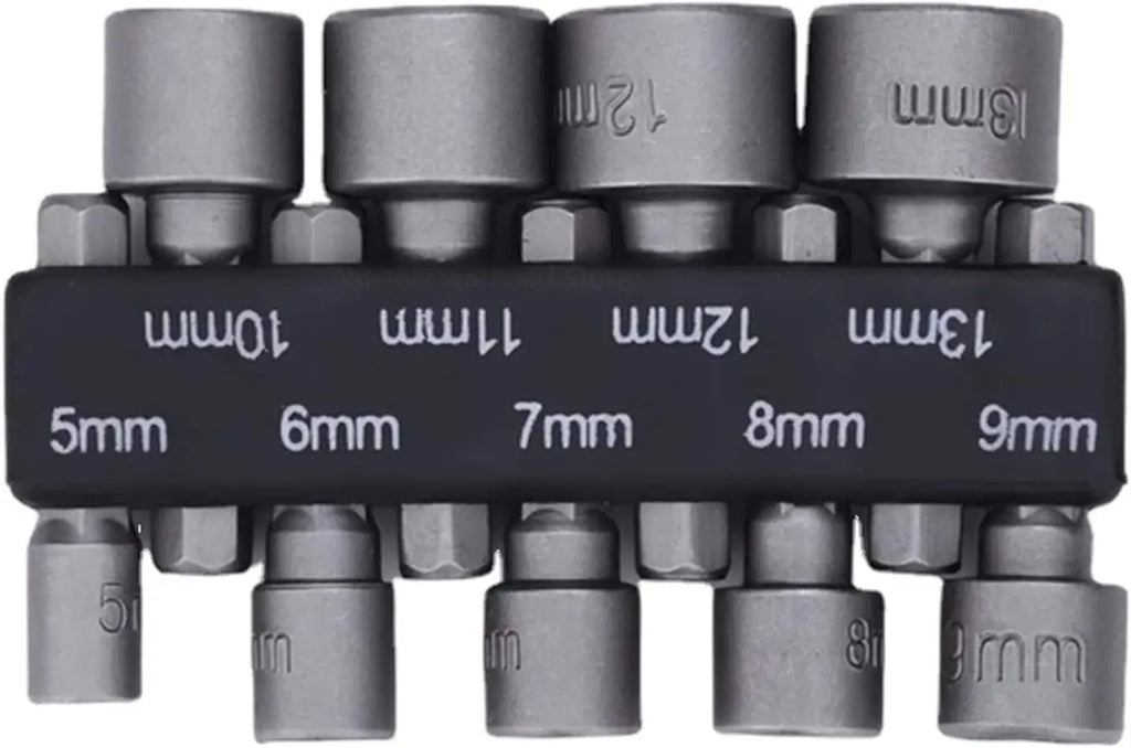 Quick-Change Hex Socket Drill Bit Set