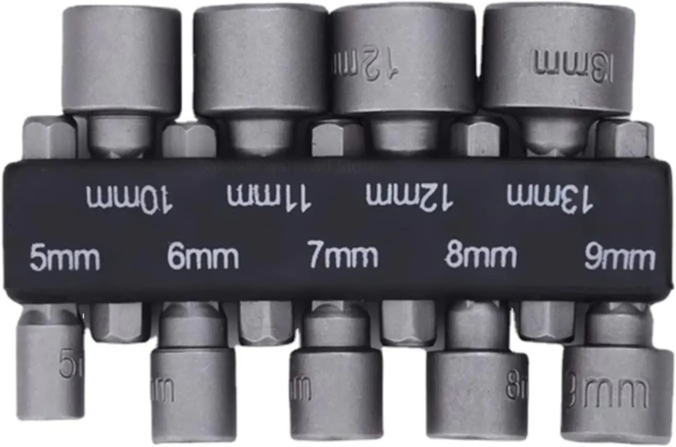 Quick-Change Hex Socket Drill Bit Set