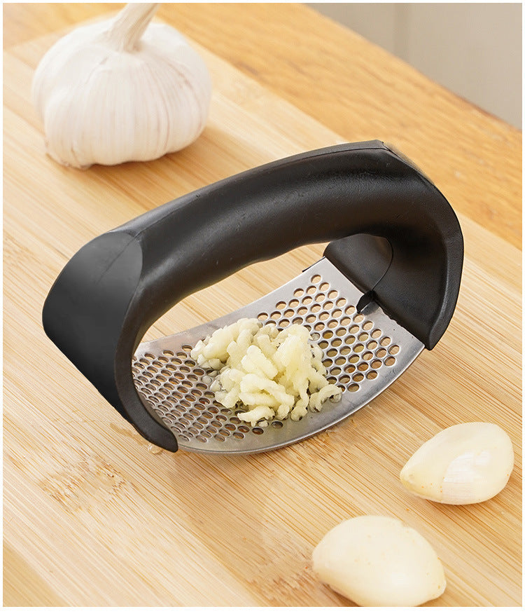 Ergonomic Stainless Steel Garlic Rocker