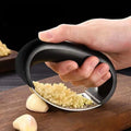 Ergonomic Stainless Steel Garlic Rocker