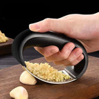 Ergonomic Stainless Steel Garlic Rocker