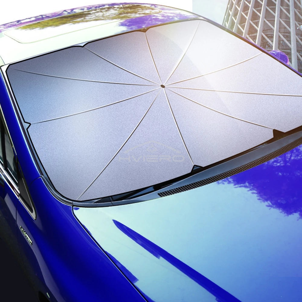 Umbrella-Style Windshield Sun Blocker