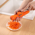 2-in-1 Stainless Steel Julienne Peeler