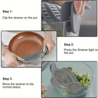 Silicone Clip-On Pot Strainer