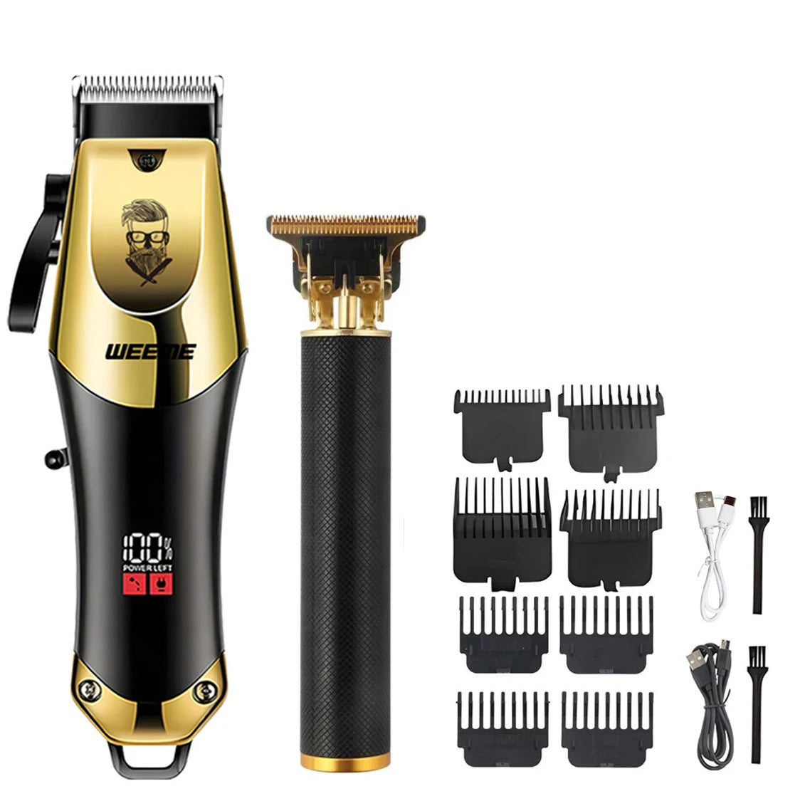 Premium Pro Men's Grooming Kit & Hair Clipper Set