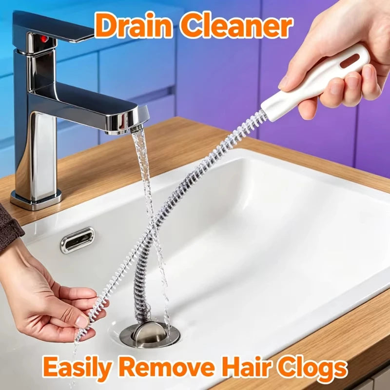 Flexible Drain Clog Remover Brush