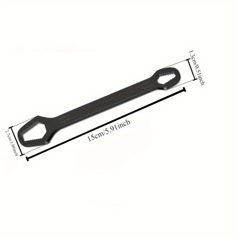 Universal Self-Tightening Double Wrench