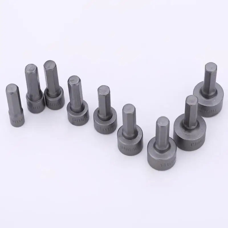 Quick-Change Hex Socket Drill Bit Set